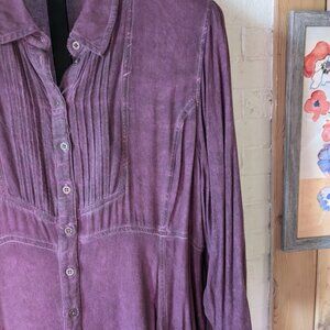 Purple Soft Surroundings Lagenlook Tunic